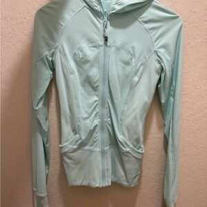 Lululemon Women's Light Blue Hooded Jacket